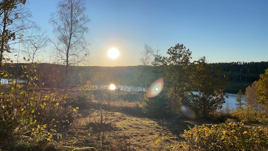 Sonnenuntergang am See Grann